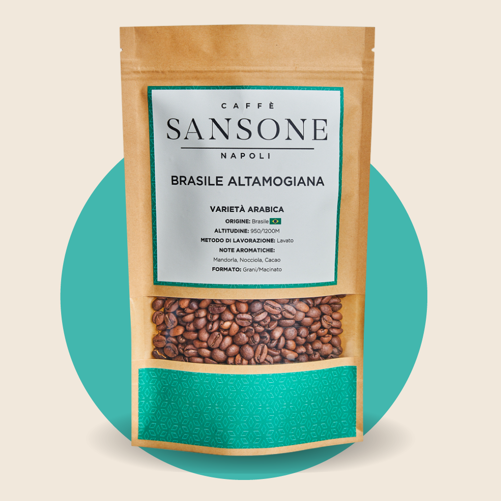 Caffè Arabica Brasile Altomogiana in grani - Caffè Sansone