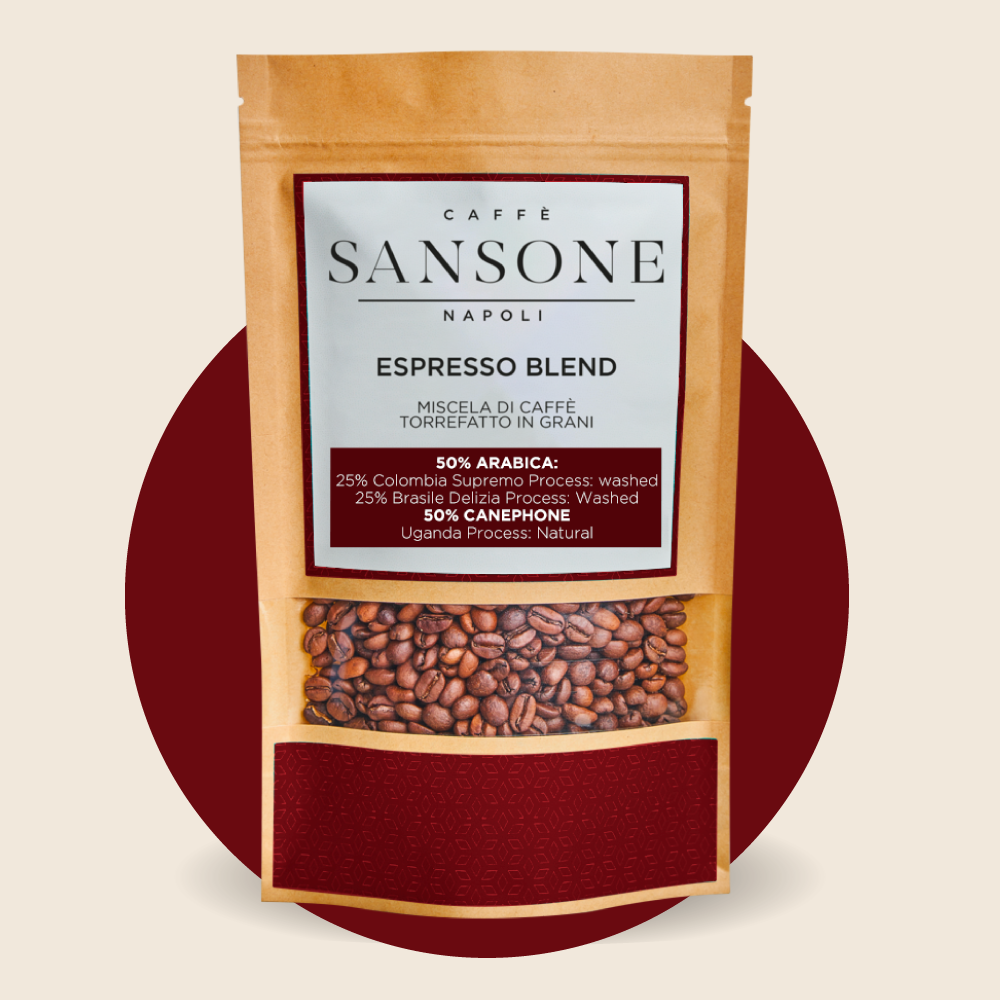 Espresso Blend 50/50 Arabica Robusta in grani - Caffè Sansone