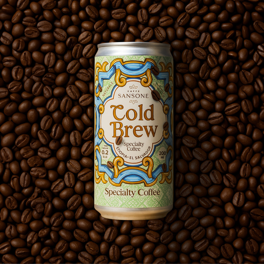 Cold Brew Caffè Freddo in Lattina 250ml | 100% Arabica Sansone