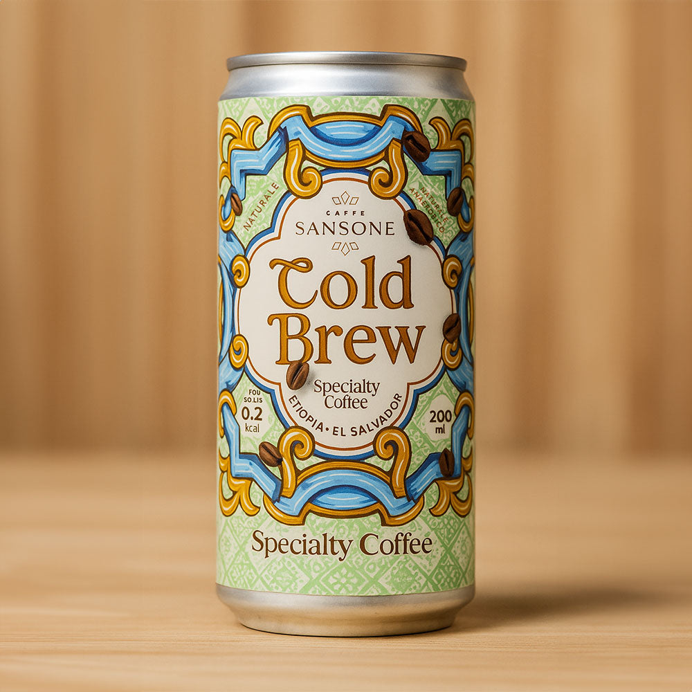 Cold Brew Caffè Freddo in Lattina 250ml | 100% Arabica Sansone